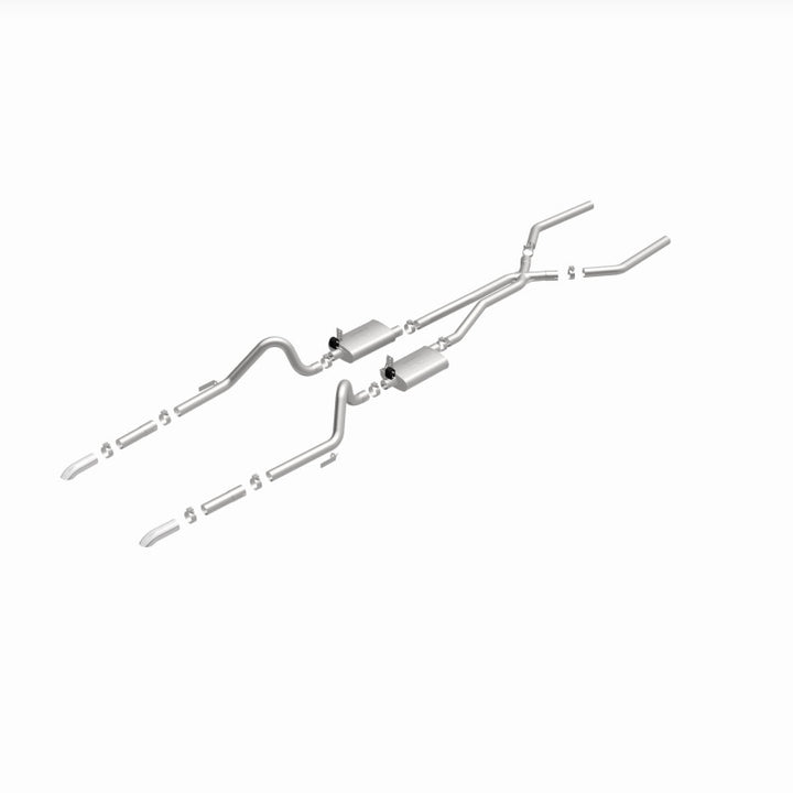 MagnaFlow Sys C/B 64-66 Ford Mustang 2.5inch - Bull Strap