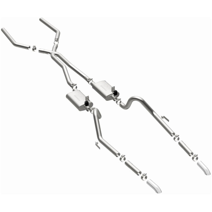 MagnaFlow Sys C/B 64-66 Ford Mustang 2.5inch - Bull Strap