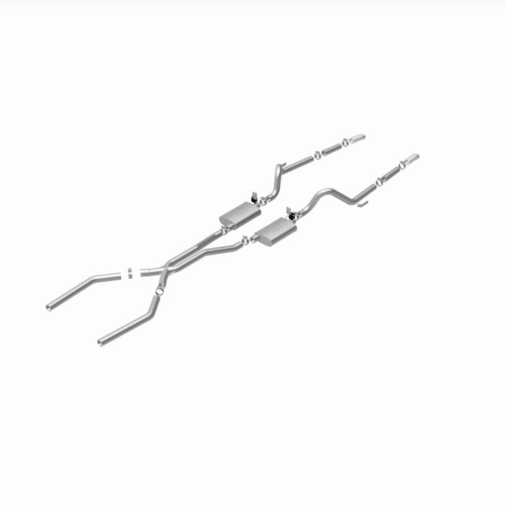 MagnaFlow Sys C/B 64-66 Ford Mustang 2.5inch - Bull Strap