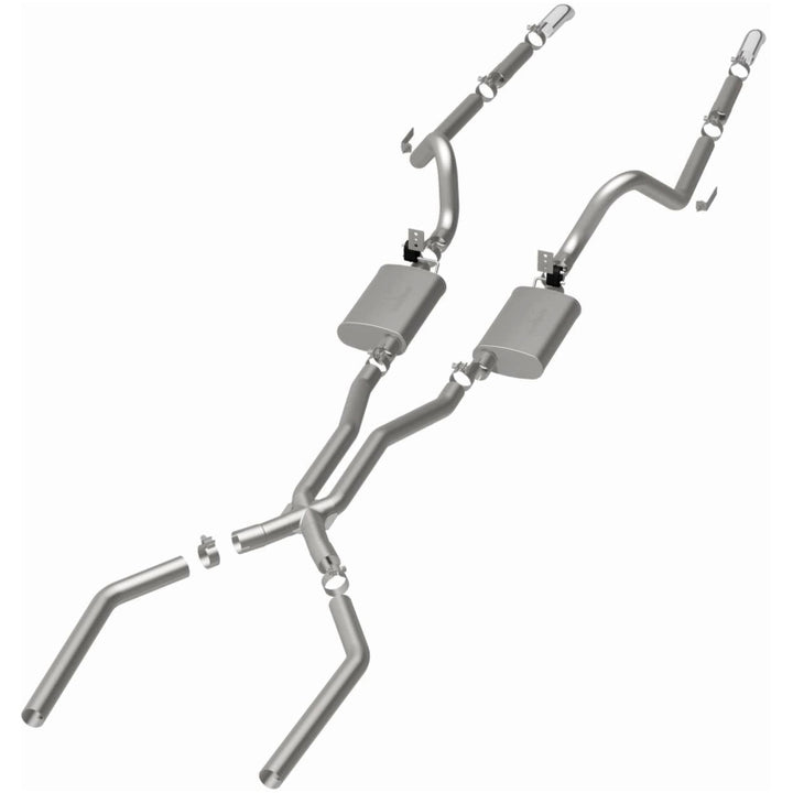 MagnaFlow Sys C/B 64-66 Ford Mustang 2.5inch - Bull Strap
