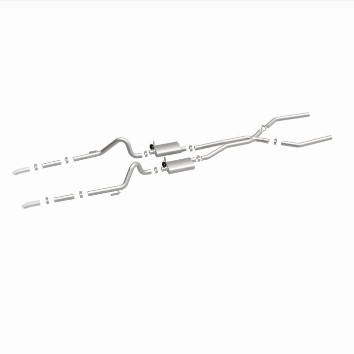MagnaFlow Sys C/B 64-66 Ford Mustang 2.5inch - Bull Strap