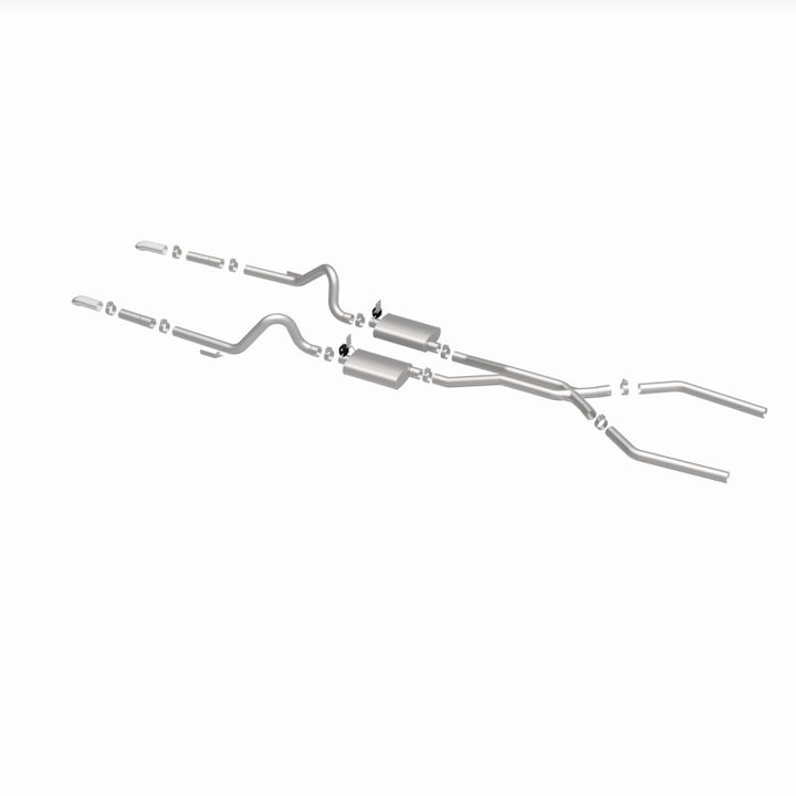 MagnaFlow Sys C/B 64-66 Ford Mustang 2.5inch - Bull Strap