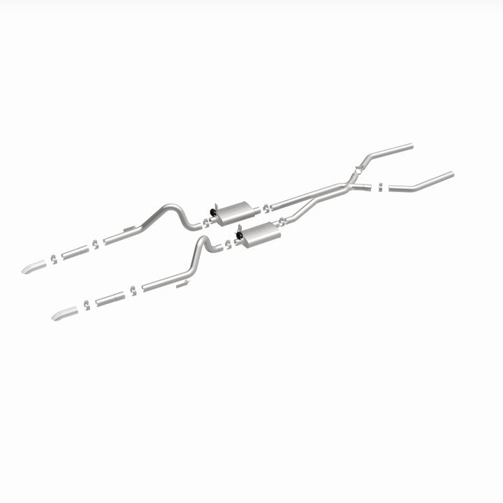 MagnaFlow Sys C/B 64-66 Ford Mustang 2.5inch - Bull Strap