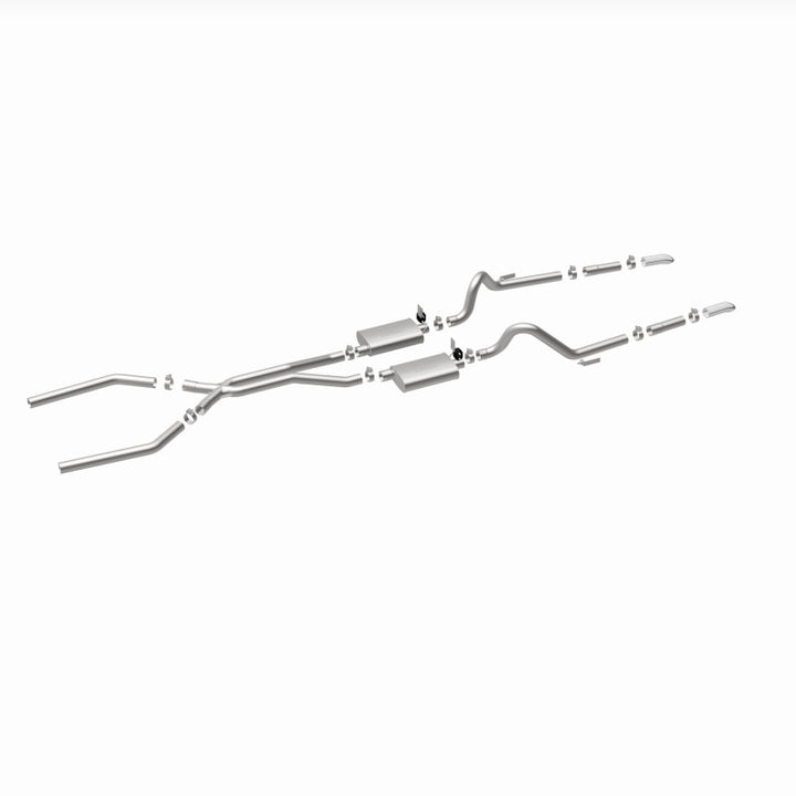 MagnaFlow Sys C/B 64-66 Ford Mustang 2.5inch - Bull Strap
