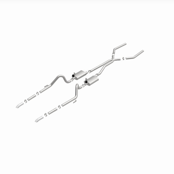 MagnaFlow Sys C/B 64-66 Ford Mustang 2.5inch - Bull Strap