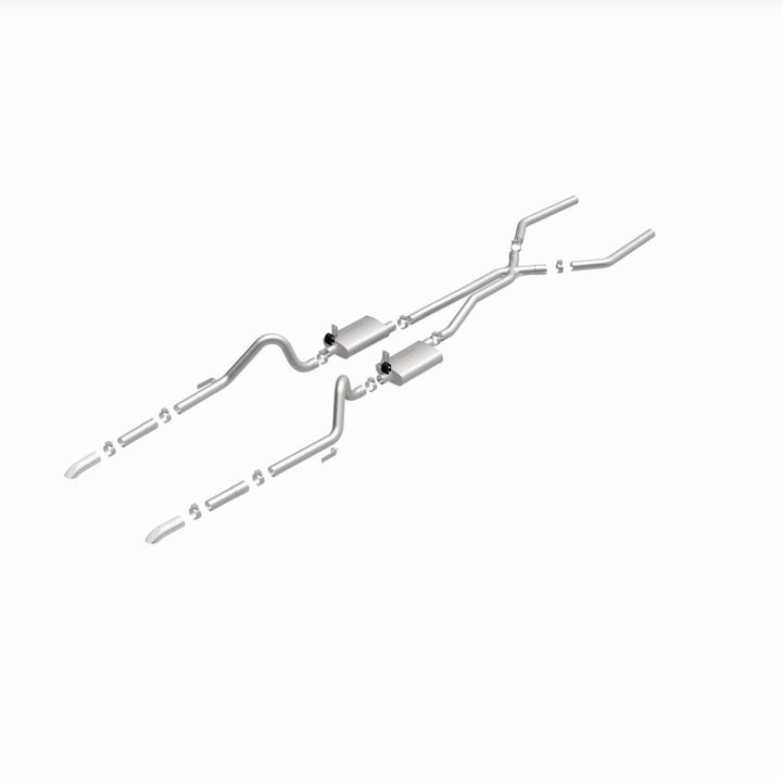 MagnaFlow Sys C/B 64-66 Ford Mustang 2.5inch - Bull Strap