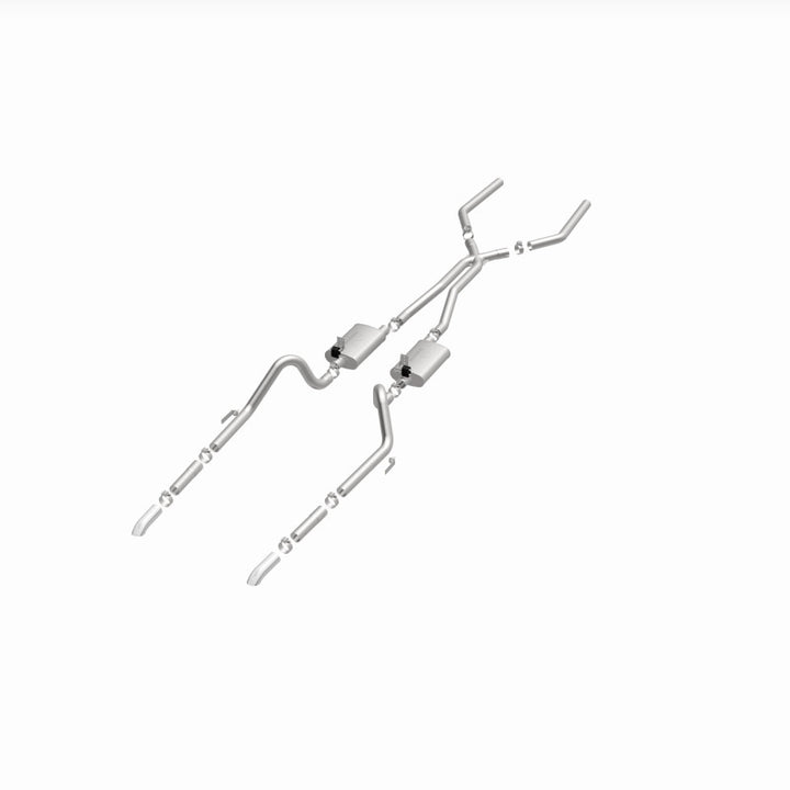 MagnaFlow Sys C/B 64-66 Ford Mustang 2.5inch - Bull Strap