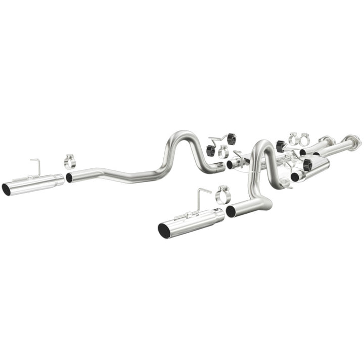 MagnaFlow Sys C/B Ford Mustang 5.0L 87-93 Lx - Bull Strap
