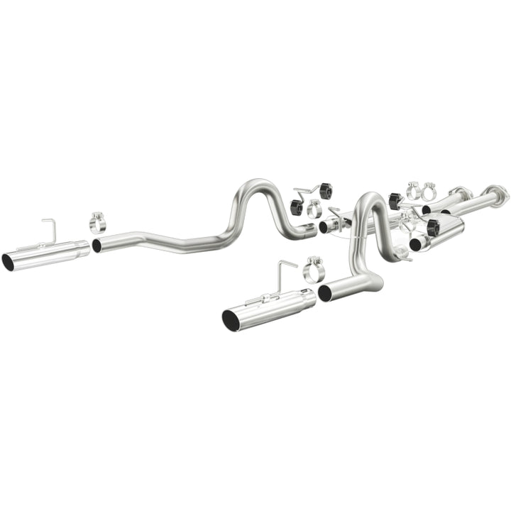 MagnaFlow Sys C/B Ford Mustang 5.0L 87-93 Lx - Bull Strap
