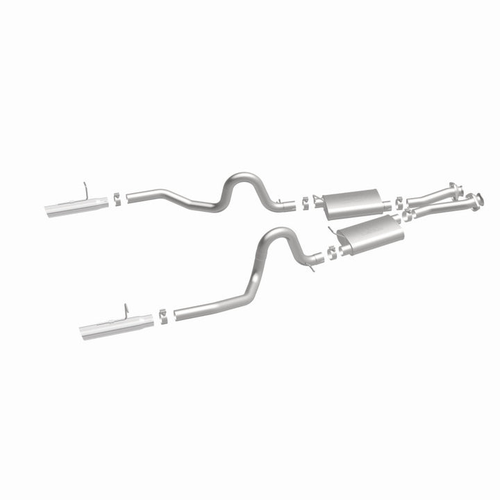 MagnaFlow Sys C/B Ford Mustang 5.0L 87-93 Lx - Bull Strap