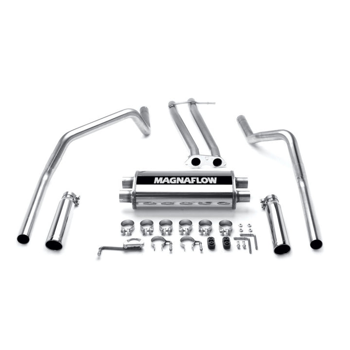 MagnaFlow Sys GM Trucks Duals 96-98 5.7L Ext - Bull Strap