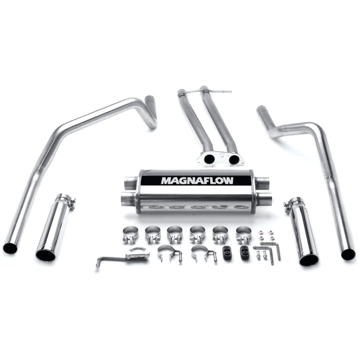 MagnaFlow Sys GM Trucks Duals 96-98 5.7L Ext - Bull Strap