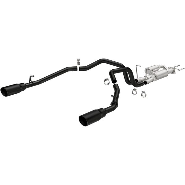 Magnaflow 25+ Ram 1500 I6 3.0L SPEQ Series Black Coated Cat-Back Performance Exhaust System - Bull Strap