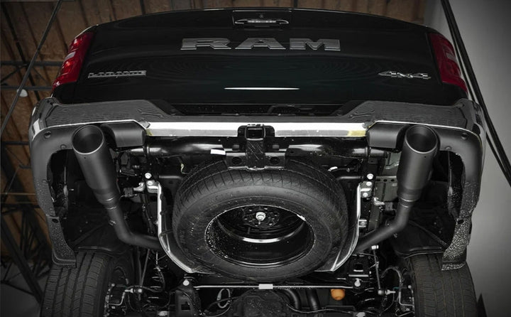 Magnaflow 25+ Ram 1500 I6 3.0L SPEQ Series Black Coated Cat-Back Performance Exhaust System - Bull Strap
