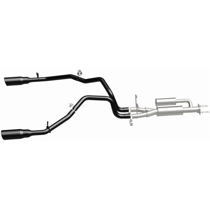 Magnaflow 25+ Ram 1500 I6 3.0L SPEQ Series Black Coated Cat-Back Performance Exhaust System - Bull Strap