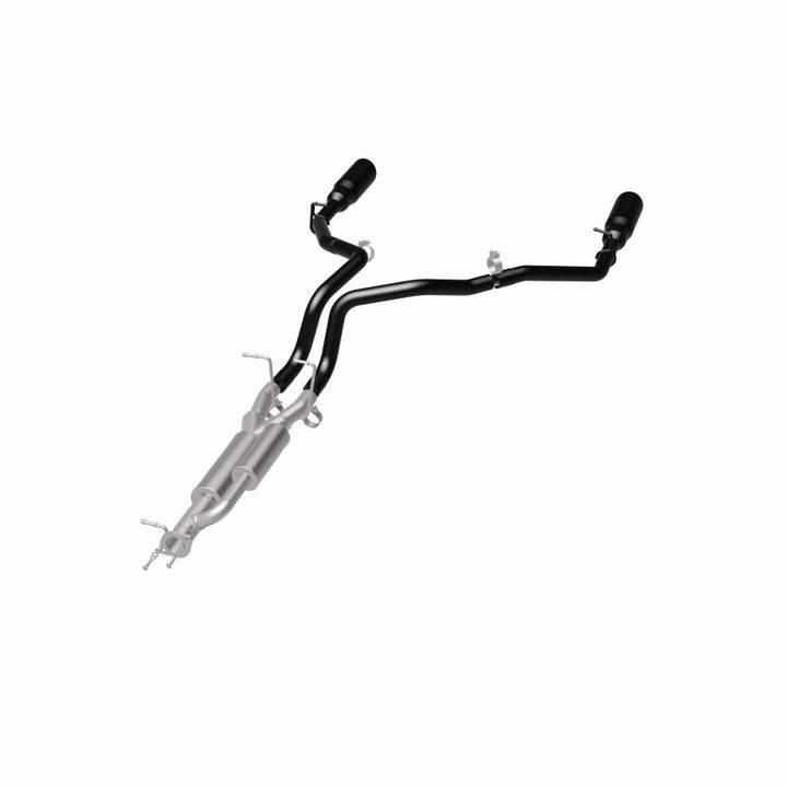 Magnaflow 25+ Ram 1500 I6 3.0L SPEQ Series Black Coated Cat-Back Performance Exhaust System - Bull Strap