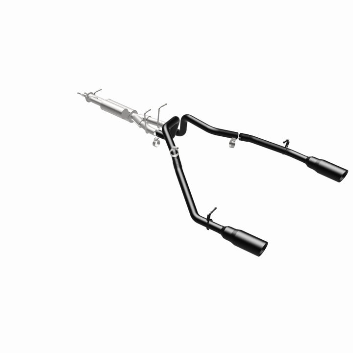 Magnaflow 25+ Ram 1500 I6 3.0L SPEQ Series Black Coated Cat-Back Performance Exhaust System - Bull Strap