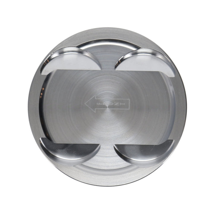 Manley 03-06 Evo 8/9 (7 Bolt 4G63T) 85.5mm +0.5mm Over Bore 8.5:1 Dish Pistons w/ Rings - Bull Strap