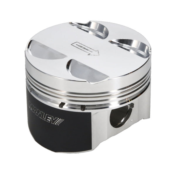 Manley 03-06 Evo 8/9 (7 Bolt 4G63T) 85mm STD Bore 9.0:1 Dish Pistons w/ Rings - Bull Strap