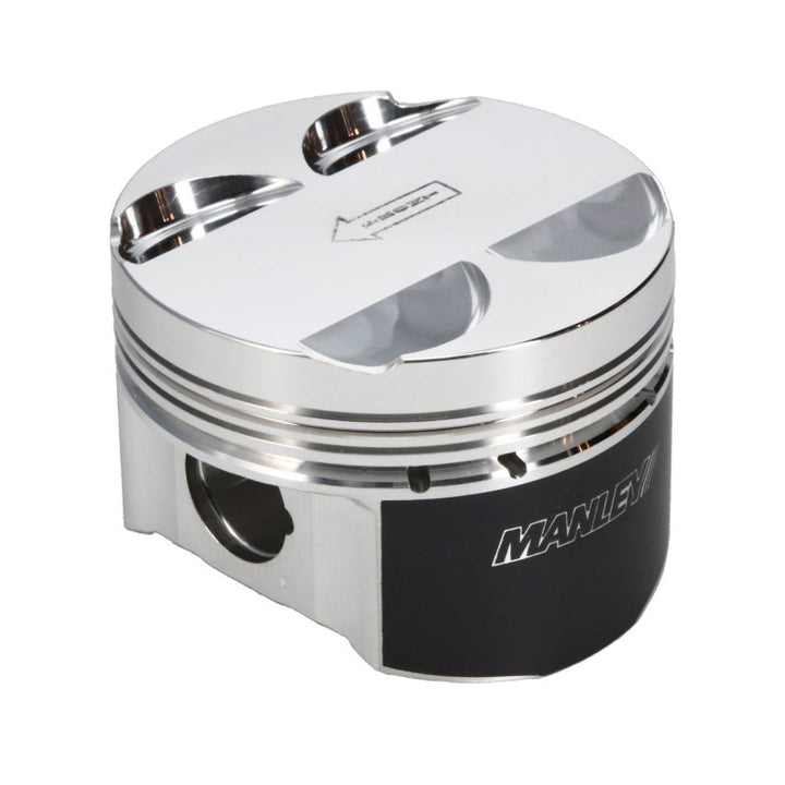 Manley 03-06 Evo 8/9 (7 Bolt 4G63T) 85mm STD Bore 9.0:1 Dish Pistons w/ Rings - Bull Strap