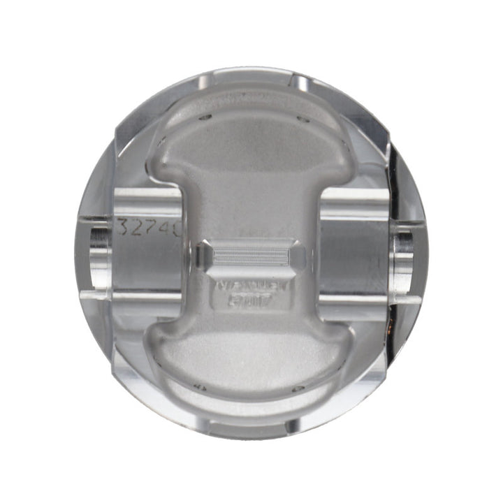 Manley 03-06 Evo 8/9 (7 Bolt 4G63T) 86mm +1mm Over Bore 100mm Stroke 8.5:1 Dish Pistons w/ Rings - Bull Strap