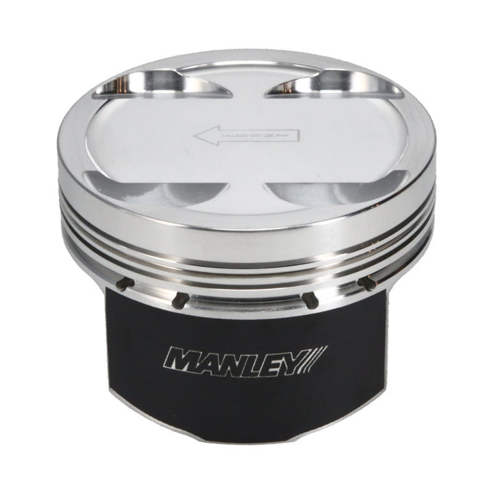 Manley 03-06 Evo 8/9 (7 Bolt 4G63T) 86mm +1mm Over Bore 8.5:1 Dish Pistons w/ Rings - Bull Strap