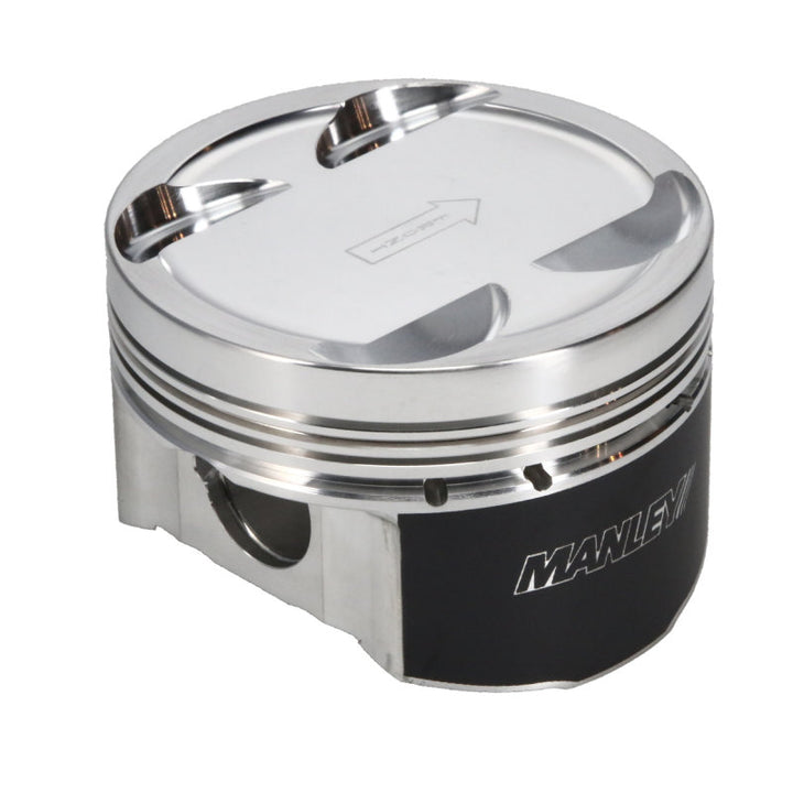 Manley 03-06 Evo 8/9 (7 Bolt 4G63T) 86mm +1mm Over Bore 8.5:1 Dish Pistons w/ Rings - Bull Strap