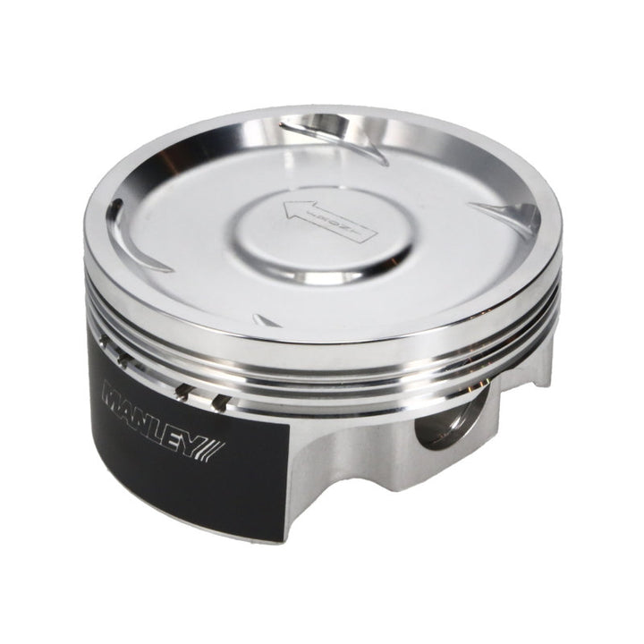 Manley 04+ Subaru WRX/STI EH257 99.50mm Bore STD Size 8.5:1 Dish Piston Set - Bull Strap