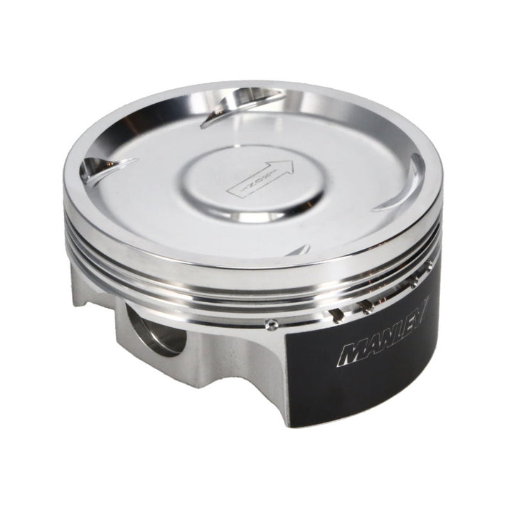 Manley 04+ Subaru WRX/STI EH257 99.50mm Bore STD Size 8.5:1 Dish Piston Set - Bull Strap