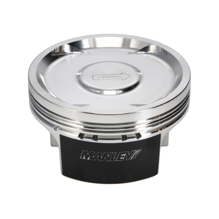Manley 04+ Subaru WRX/STI EH257 99.50mm Bore STD Size 8.5:1 Dish Piston Set - Bull Strap