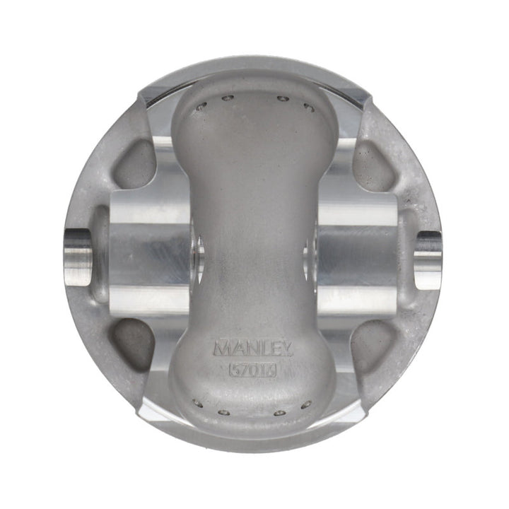 Manley 04+ Subaru WRX/STI EH257 99.50mm Bore STD Size 8.5:1 Dish Piston Set - Bull Strap