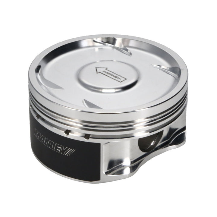 Manley 04+ Subaru WRX STi (EJ257) STD Stroke 99.5mm STD Bore 8.5:1 Dish Piston Set with Rings - Bull Strap