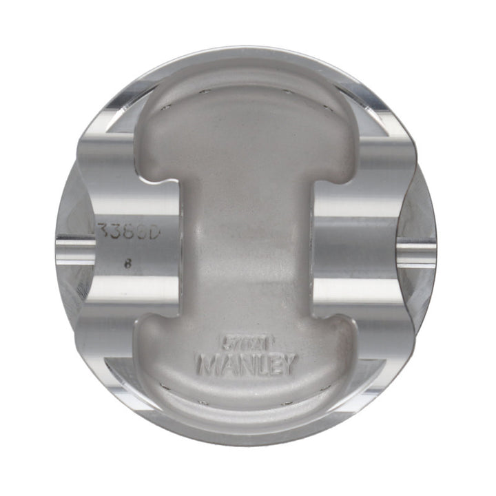 Manley 04+ Subaru WRX STi (EJ257) STD Stroke 99.5mm STD Bore 8.5:1 Dish Piston Set with Rings - Bull Strap