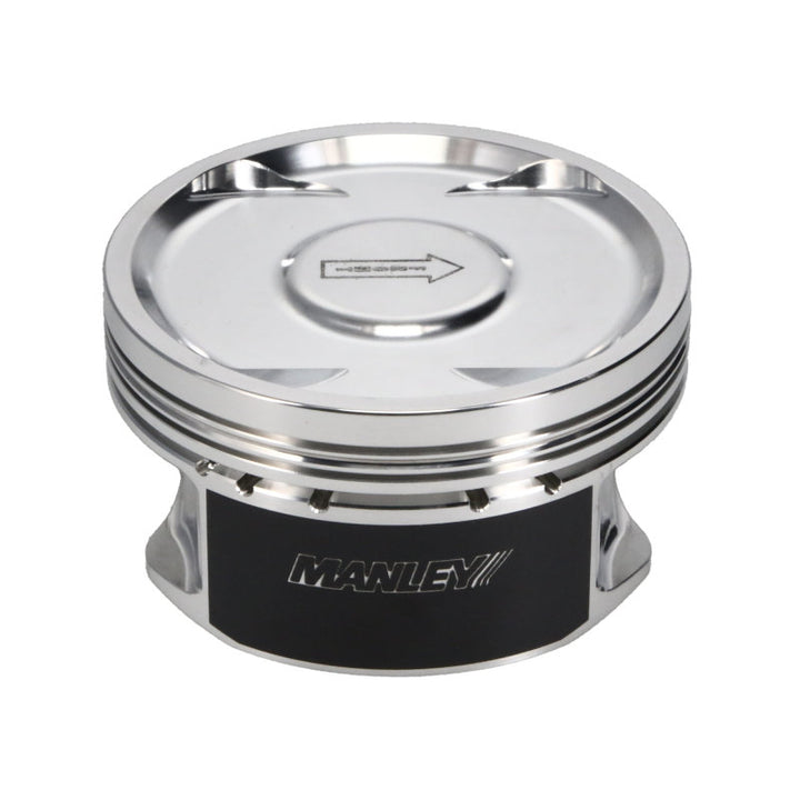 Manley 04+ Subaru WRX STi (EJ257) STD Stroke 99.5mm STD Bore 8.5:1 Dish Piston Set with Rings - Bull Strap