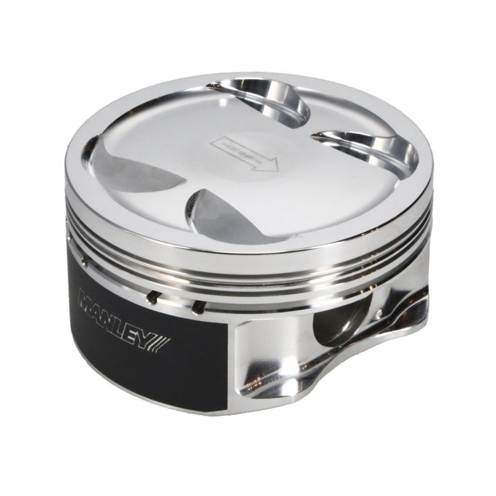Manley 04+ Subaru WRX STi (EJ257) STD Stroke 99.75mm +.25mm Bore 9.8:1 Dish Piston Set with Rings - Bull Strap