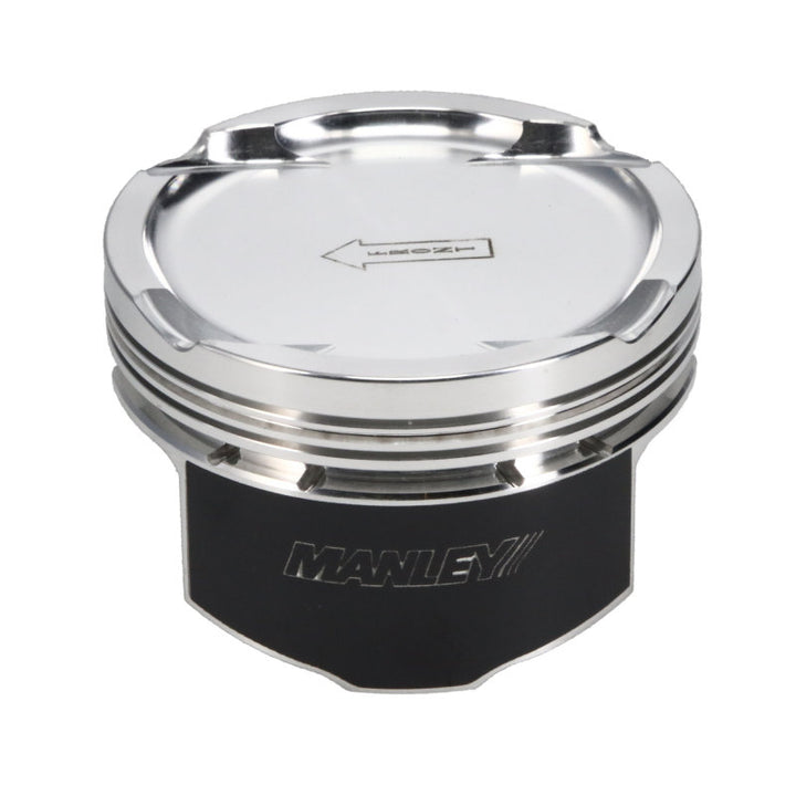 Manley 08+ Mitsubishi Evo X (4B11T) 86mm STD Bore 9.0:1 Dish Piston Set with Rings - Bull Strap