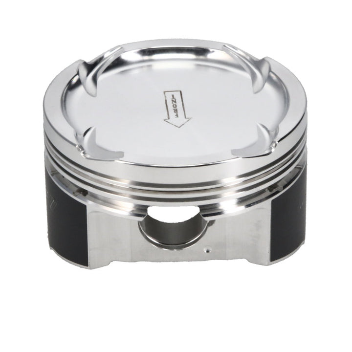 Manley 08+ Mitsubishi Evo X (4B11T) 86mm STD Bore 9.0:1 Dish Piston Set with Rings - Bull Strap
