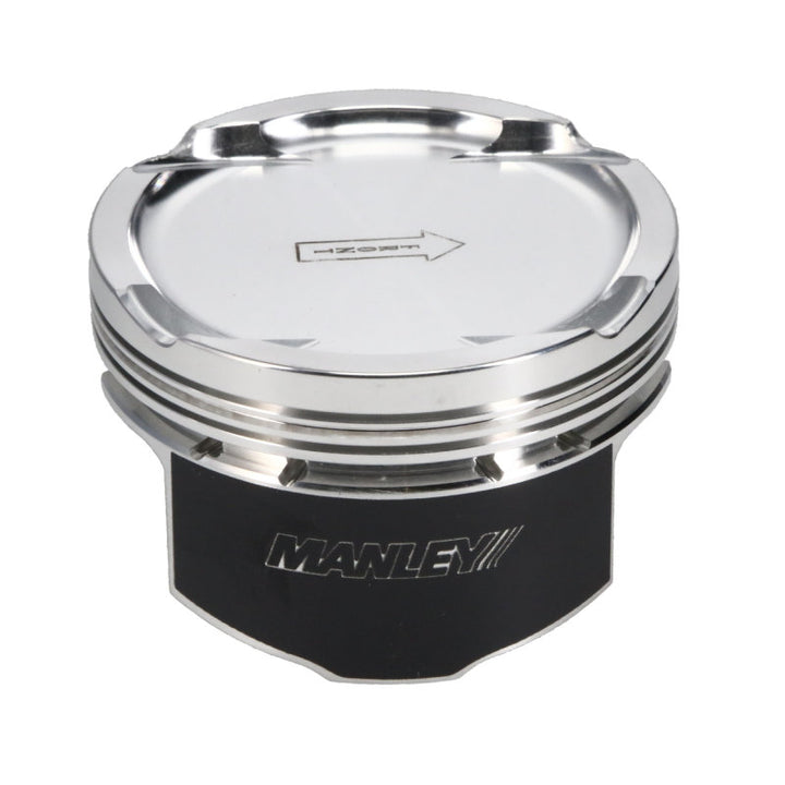 Manley 08+ Mitsubishi Evo X (4B11T) 86mm STD Bore 9.0:1 Dish Piston Set with Rings - Bull Strap
