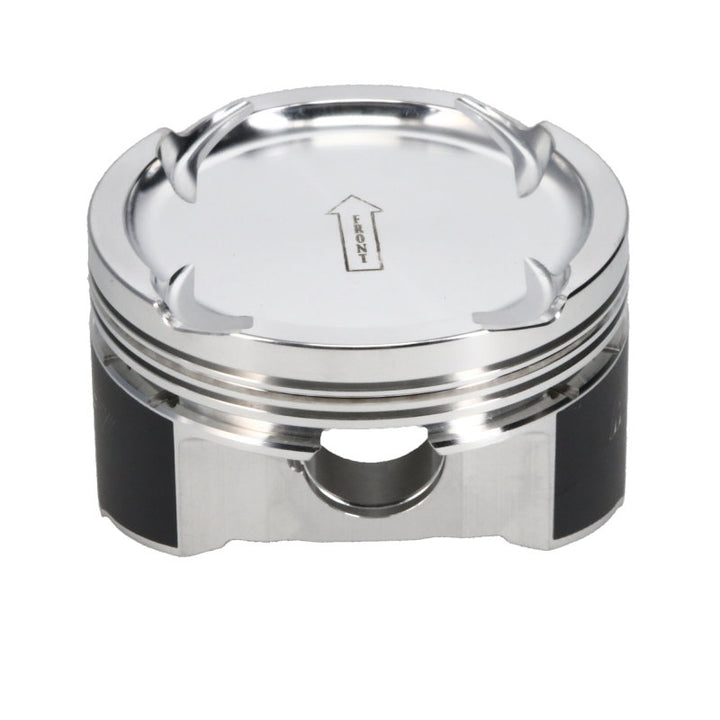 Manley 08+ Mitsubishi Evo X (4B11T) 86mm STD Bore 9.0:1 Dish Piston Set with Rings - Bull Strap