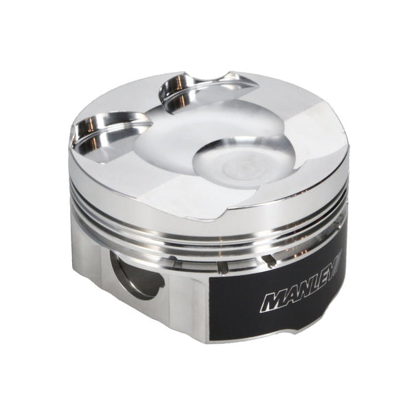 Manley 15+ Subaru FA20 WRX 86.25mm +.25mm Over Size Bore 10:1 Dish Piston Set with Rings - Bull Strap