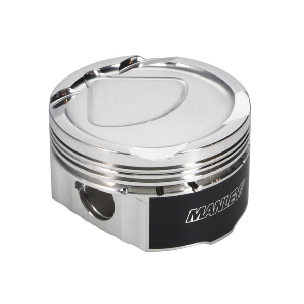 Manley 2013+ Subaru BRZ (FA20) 86.25mm Bore 11.4cc Dish Platinum Series Piston Set w/ Rings - Bull Strap