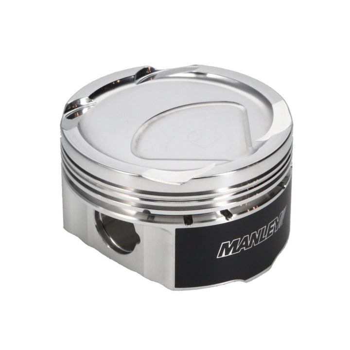 Manley 2013+ Subaru BRZ (FA20) 86.25mm Bore 11.4cc Dish Platinum Series Piston Set w/ Rings - Bull Strap