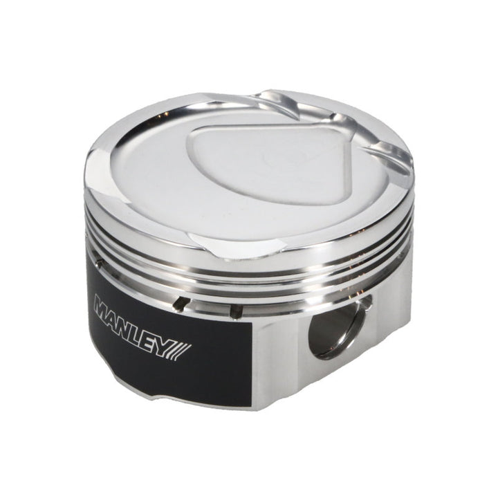 Manley 2013+ Subaru BRZ (FA20) 86.25mm Bore 11.4cc Dish Platinum Series Piston Set w/ Rings - Bull Strap