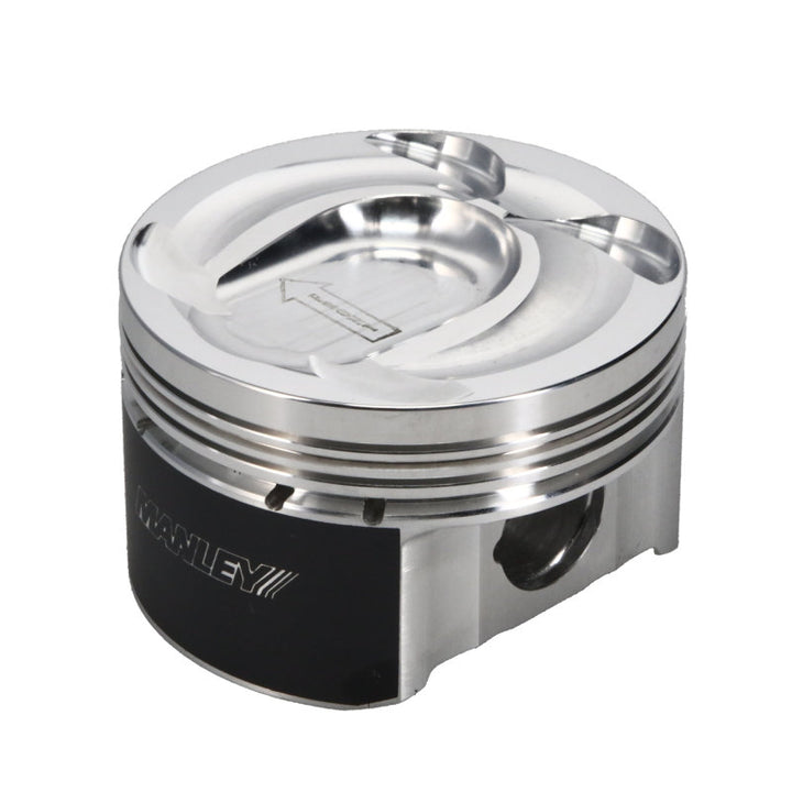 Manley Ford 2.0L EcoBoost 87.5mm STD Size Bore 9.3:1 Dish Extreme Duty Piston Set - Bull Strap