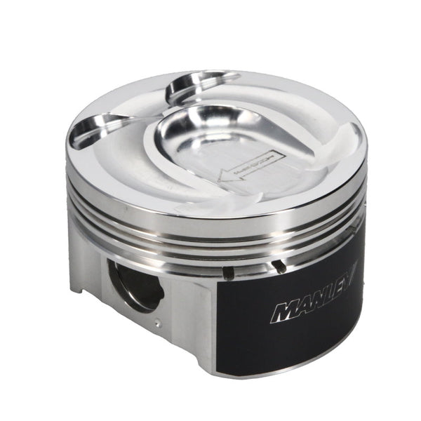 Manley Ford 2.0L EcoBoost 88mm +.5mm Size Bore 9.3:1 Dish Extreme Duty Piston Set - Bull Strap