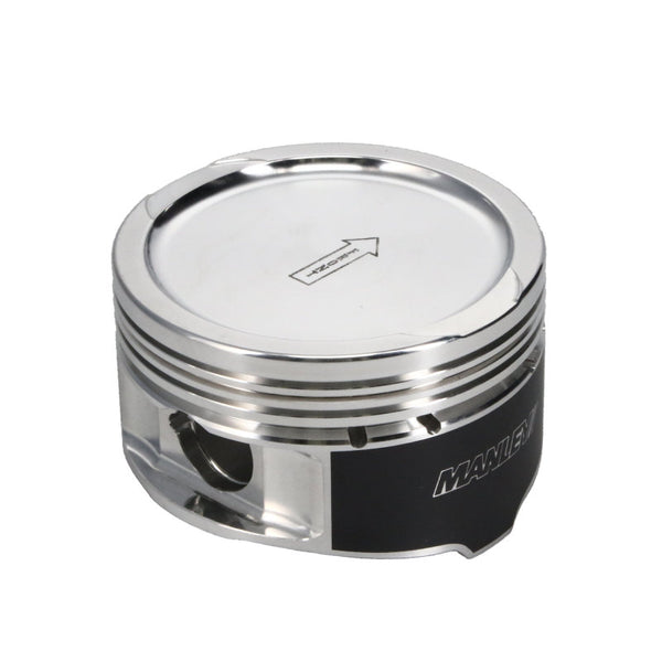Manley Ford 4.6L/5.4L (3Valve) 3.572 Bore 6.5cc Platinum Series Dish Piston Set - Bull Strap