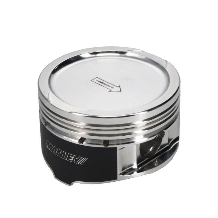 Manley Ford 4.6L/5.4L (3Valve) 3.572 Bore 6.5cc Platinum Series Dish Piston Set - Bull Strap