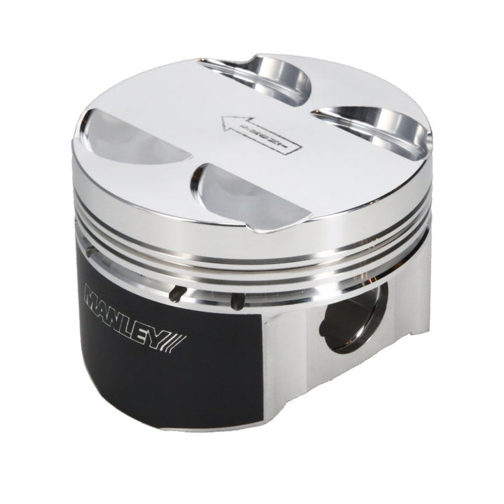 Manley Hyundai Genesis Coupe 2.0L Turbo 86.0mm +.5mm Oversized Bore 9.3:1 Dish Piston Set with Rings - Bull Strap
