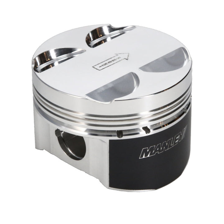 Manley Hyundai Genesis Coupe 2.0L Turbo 86.0mm +.5mm Oversized Bore 9.3:1 Dish Piston Set with Rings - Bull Strap