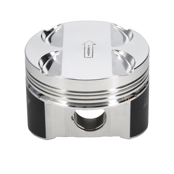 Manley Hyundai Genesis Coupe 2.0L Turbo 86.0mm +.5mm Oversized Bore 9.3:1 Dish Piston Set with Rings - Bull Strap